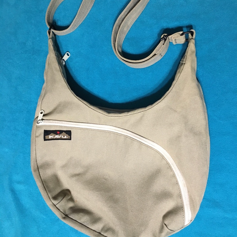 Kavu Khaki Color Sydney Satchel Crossbody Bag
